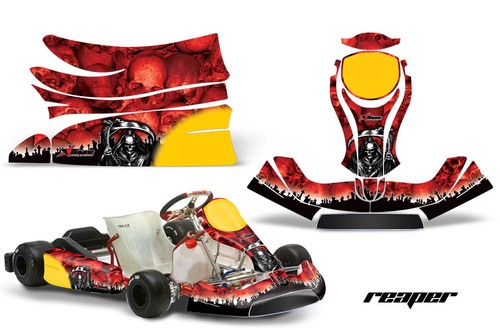 Kart graphic decals - go,