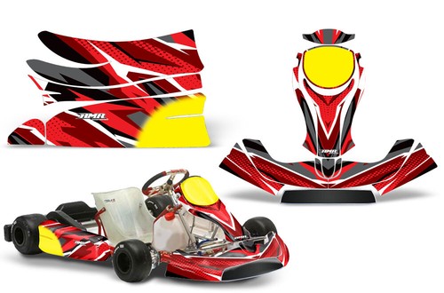 Kart graphic decals - go,