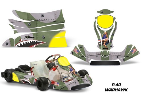 Kart graphic decals - go,
