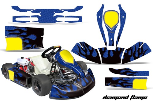 Kart graphic decals - go,