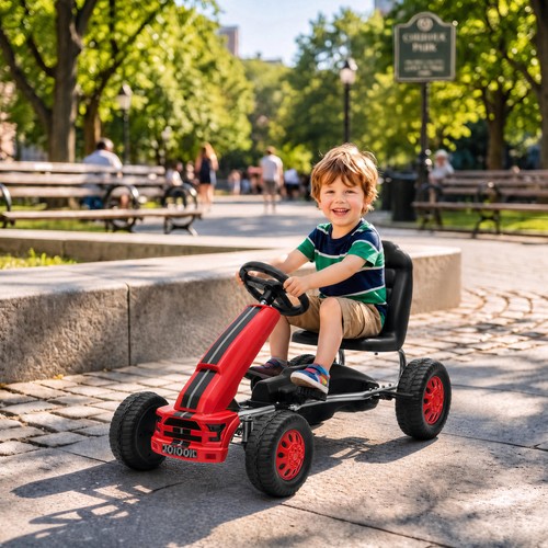 Qaba pedal kart with - kart,